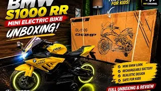 Thumbnail: 🔥 BMW S 1000 RR Mini Electric Bike Unboxing! 🏍️⚡