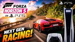 Thumbnail: Forza Horizon 5 Playstation 5 4K Gaming 🔥 Ferrari ￼ Lamborghini mustang GT ￼￼￼