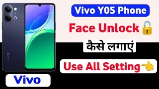 Thumbnail: how to add face lock on vivo y05 | vivo y05 face lock kaise lagaye | face lock setting vivo y05 