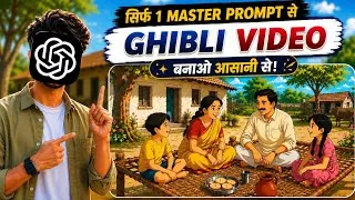 Thumbnail: Ai Se Ghibli Video Kaise Banaye | How to Create Ghibli Style AI Videos | 2d Cartoon Video
