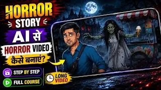 Thumbnail: AI se Horror Video Kaise Banaen | Create Horror Story With Ai | Horror Ai Video Kaise Banaye
