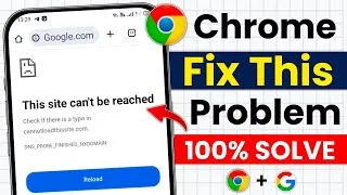 Thumbnail: This site can't be reached problem in chrome | This site can't be reached | Chrome 