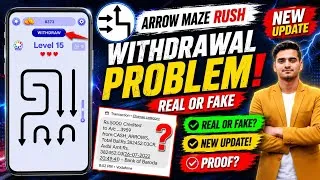 Thumbnail: Arrow maze rush withdrawal | arrow maze rush real or fake | arrow maze rush earning app