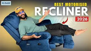 Thumbnail: The Sleep Company Luxe Motorised Recliner Sofa Review⚡️India’s Most Comfortable Recliner Sofa ?