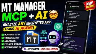 Thumbnail: MT Manager AI MCP is INSANE! 🤯 Analyze Any Encrypted Android App with AI | Full Tutorial