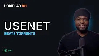 Thumbnail: Why Usenet Beats Torrents (The Internet's Best Kept Secret) | Homelab 101