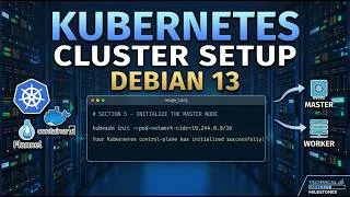 Thumbnail: Kubernetes Lab Setup: From Fresh Debian 13 to a Functional Cluster