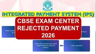Thumbnail: CBSE Exam Centre Payment Rejected 2026 🔥 Refreezing Option Enabled | Apply Now