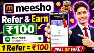 Thumbnail: Meesho App Refer & Earn || How To Refer And Earn In Meesho 2026 || Best Refer & Earn App Today