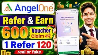 Thumbnail: Angle one refer and earn || how to refer and earn in angle one 2026 || best refer and earn app today