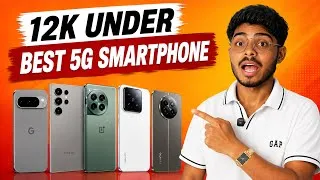 Thumbnail: Top 5 Best 5G Smartphones Under 12k Budget || 12k Under Best Top 5g Smartphones 🔥 || PHONES REVIEW 