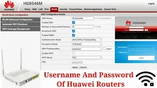 Thumbnail: Username And Password Of Huawei Wifi | Huawei HG8546M Wifi Login | Huawei Wifi Password Change