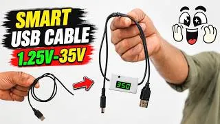 Thumbnail: 🔥 खराब USB Cable से बना दी Smart USB Cable 😱 1.25V से 35V तक कुछ भी चलाओ, कुछ भी Charge करो! ⚡