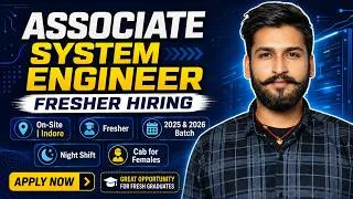 Thumbnail: 🚀 Associate System Engineer Fresher Hiring 2026 | 2025 & 2026 Batch | Indore | Apply Now