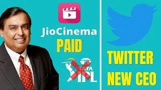 Thumbnail: Jio Cinema Paid Plans😨, Google Wear OS 4 Revealed, Twitter New CEO and More| Tech News 12