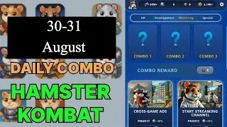 Thumbnail: Hamster Kombat Daily Combo | Hamster Kombat Daily Combo Today August 30-31 | Hamster Kombat Combo
