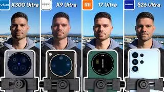 Thumbnail: Vivo X300 Ultra vs OPPO Find X9 Ultra vs Xiaomi 17 Ultra vs Samsung S26 Ultra Camera Test Comparison