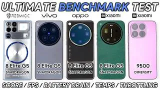 Thumbnail: REDMAGIC 11S Pro vs Vivo X300 Ultra / OPPO Find X9 Ultra / Xiaomi 17 Ultra / 17T Pro Benchmark Test