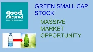 Thumbnail: NEW SMALL-CAP BIOPLASTIC STOCK [GREAT RENEWABLE OPPORTUNITY] GDNP.V - GOOD NATURED PRODUCTS - SLGBF