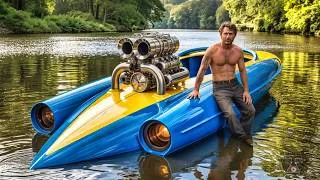 Thumbnail: I Can't Believe This Homemade Super Boat Is Powered by a CAR Enginge!  by @Nasatchannel