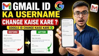 Thumbnail: Gmail id username change kaise kare 2026 | change gmail id username | gmail user name change 🔥 2026