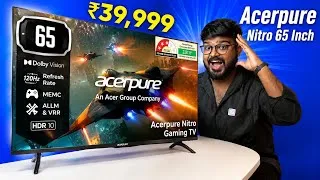 Thumbnail: Acerpure Nitro 65 inch QLED Ultra HD Smart Google TV Review | 2026 Best Smart TV | Qled tv best