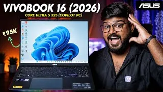 Thumbnail: Asus Vivobook 16 2026 Laptop With Core Ultra 5 325 Unboxing & Full Review | Metal Body Laptop🔥