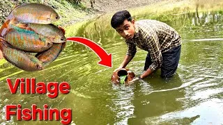 Thumbnail: Village Fishing Video || Dasi style me Fishing in Village pond
