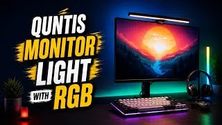 Thumbnail: Quntis Monitor Light Bar IM 40 cm (15.7 inch) Black with RGB | Best Monitor Lightbar