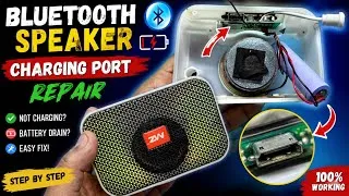 Thumbnail: Bluetooth Speaker Charging Port Repair 🔧 | Not Charging? Easy Fix! | DIY Repair 