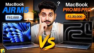 Thumbnail: MacBook Air M5 vs MacBook Pro M5 – Which One Should You Buy?