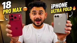 Thumbnail: iPhone 18 Pro Max, iPhone 18 Pro & iPhone Fold FIRST LOOK 🔥 Real Design Molds Revealed!