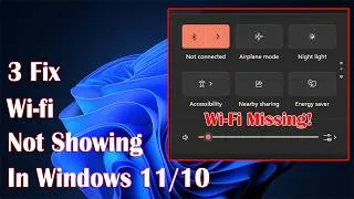 Thumbnail: WiFi Not Showing in Windows 10/11 Settings? This Works