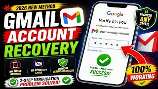 Thumbnail: Gmail account recovery without verification code | Same Email OTP Problem | 2-Step verification code