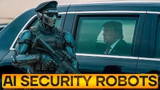 Thumbnail: Will AI Robots REPLACE Human Security Guards in 2025