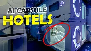 Thumbnail: What's REALLY Going on in Japan's AI Powered Capsule Hotels