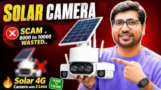 Thumbnail: SCAM 🛑 Best Outdoor SOLAR CCTV Camera Under ₹5000 to ₹10000 in India🔍Night Vision + App Control!