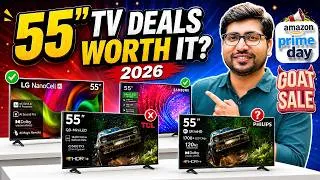 Thumbnail: [SALE]🔥Best 55 Inch TV 2026 in Flipkart GOAT Sale & Amazon Prime Day Sale 2026