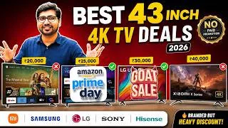 Thumbnail: [SALE]🔥Best 43 Inch TV 2026 in Flipkart GOAT Sale & Amazon Prime Day Sale 2026