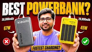 Thumbnail: Xiaomi 5i vs realme TechLife 20000mAh Speed & Battery Test! 💥 Best Powerbank 2026?