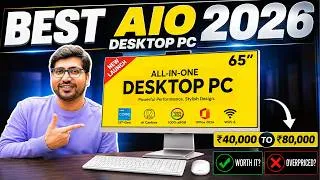 Thumbnail: Top 5 Best All-in-One PCs (2026)⚡Best AIO PC under 40000/50000/70000/80000 in India