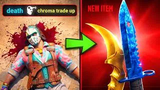 Thumbnail: EVERY DEATH I Do a $500 GOLD TRADE UP (INSANE PROFIT)