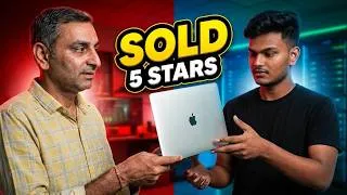 Thumbnail: Maine Apna MacBook Air M1 Bech Diya — Buyer Ki Honest Reaction Dekh Lo | Hindi Vlog