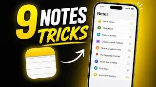Thumbnail: Notes for iPhone is AMAZING When You Know How To Use it (9 Tips)
