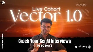 Thumbnail: Become a Gen-AI Developer in 60 Days | India's Best Program for Professionals | 5 Projects #gemini