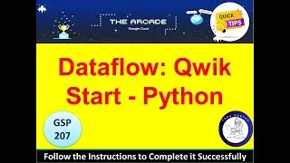 Thumbnail: [2024] Dataflow: Qwik Start - Python Lab #qwiklabs #googlecloudskillsboost