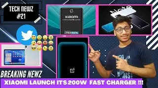 Thumbnail: TECH NEWZ #21 - Twitter Emoji's reaction, Redmi note 10 Pro = Poco X3 GT, 200W Xiaomi Fast charger