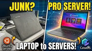 Thumbnail: Turn Your Old Laptop into a PRO Home Server! 2026 (Ubuntu + CasaOS Tutorial) #homeserver