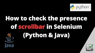 Thumbnail: How to check the presence of scrollbar using selenium Python Java