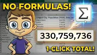 Thumbnail: AUTOSUM Button Explained | Excel Tutorial